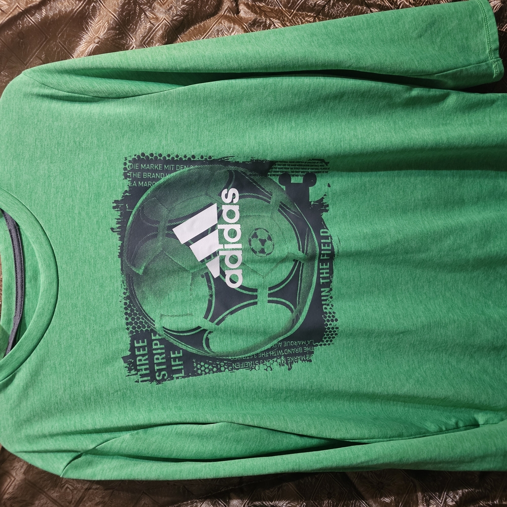 Adidas Green Soccer Graphic Sweatshirt